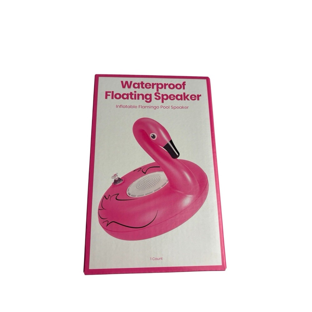 Waterproof Floating Bluetooth‎ Speaker Inflatable Flamingo Pool IPX7 Wireless